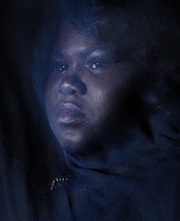 Gabourey Sidibe as Queenie in FX's AHS: Coven