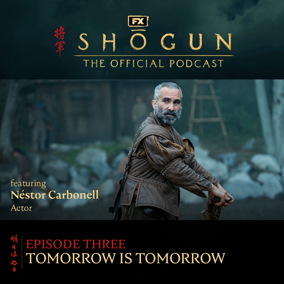 Podcast episode 3 cover featuring Nestor Carbonell